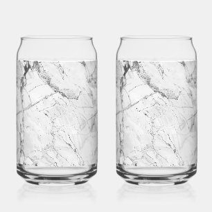 Vaso Con Forma De Lata Elegante Gris ‘Granite Haze Whorl’ Mármol Textura