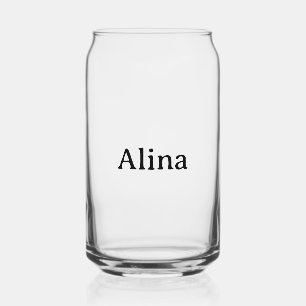 Vaso Con Forma De Lata eliminar texto agregar propio diseño 16 oz