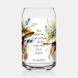 Vaso Con Forma De Lata Ella está revestida de fuerza y dignidad