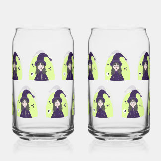 Vaso Con Forma De Lata Encantadora Bruja Enojada Adorable