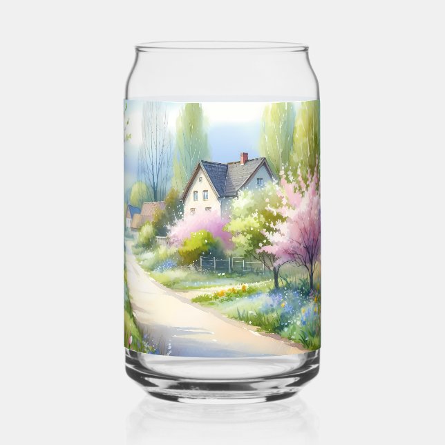 Vaso Con Forma De Lata Enchanted Blossom Country Lane  (Anverso)