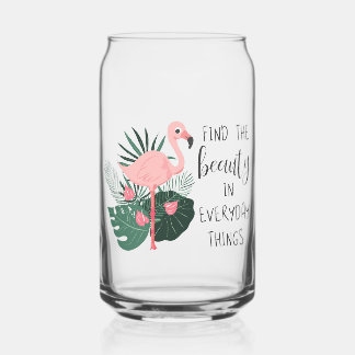 Vaso Con Forma De Lata Encuentra La Belleza En Cosas Cotidianas Vidrio