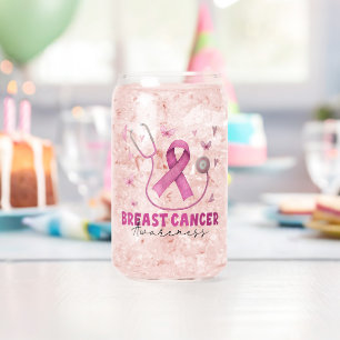 Vaso Con Forma De Lata Enfermera de Concienciación sobre el Cáncer de Mam