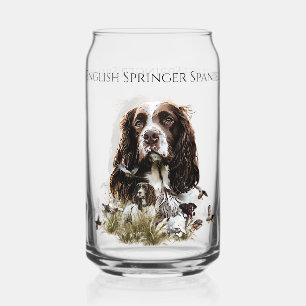 Vaso Con Forma De Lata English Springer Spaniel