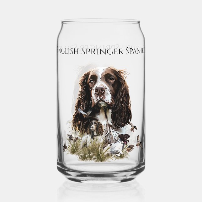 Vaso Con Forma De Lata English Springer Spaniel (Anverso)