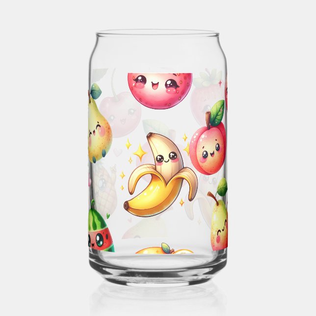 Vaso Con Forma De Lata Ensalada de Frutas (Reverso )