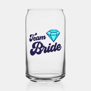 Vaso Con Forma De Lata Equipo Novia Puede Vidrio