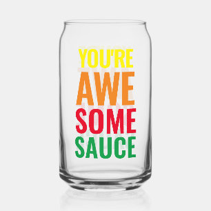 Vaso Con Forma De Lata ¡Eres Awesomesauce! Día Mundial del Cumplimiento