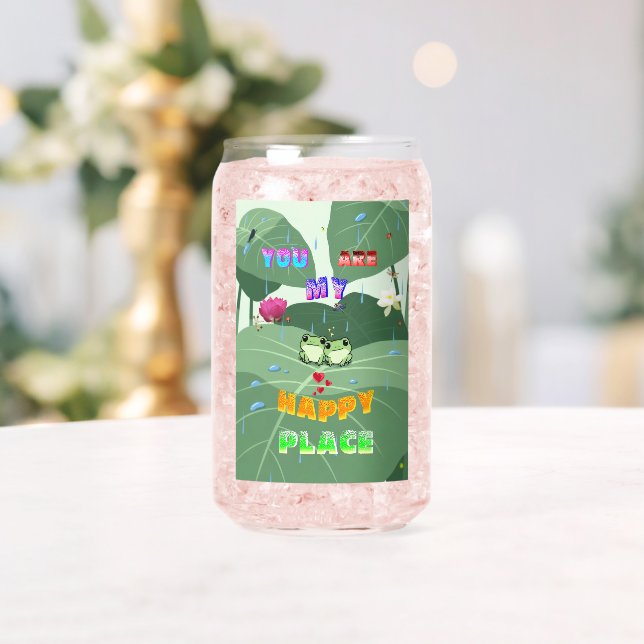 Vaso Con Forma De Lata Eres Mi Lugar Feliz (Insitu (Boda))