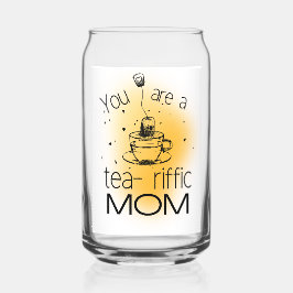 Vaso Con Forma De Lata Eres una mamá tearrífica
