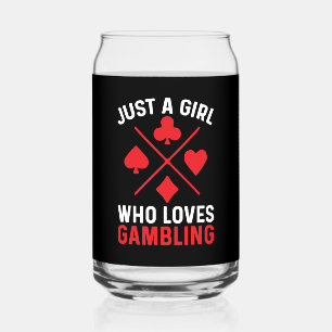 Vaso Con Forma De Lata Es gracioso que a chica le guste apostar a Casino
