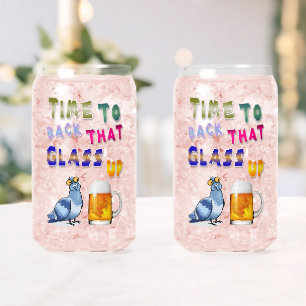 Vaso Con Forma De Lata Es Hora De Volver Al Cristal