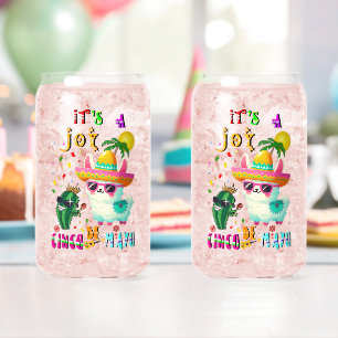Vaso Con Forma De Lata Es una alegría Cinco De Mayo