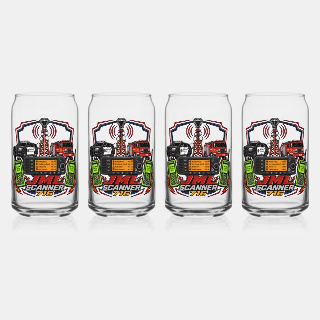 Vaso Con Forma De Lata Escáner JML 716 Cristal (Anverso)