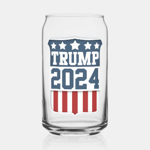 Vaso Con Forma De Lata Escudo del presidente Donald Trump 2024