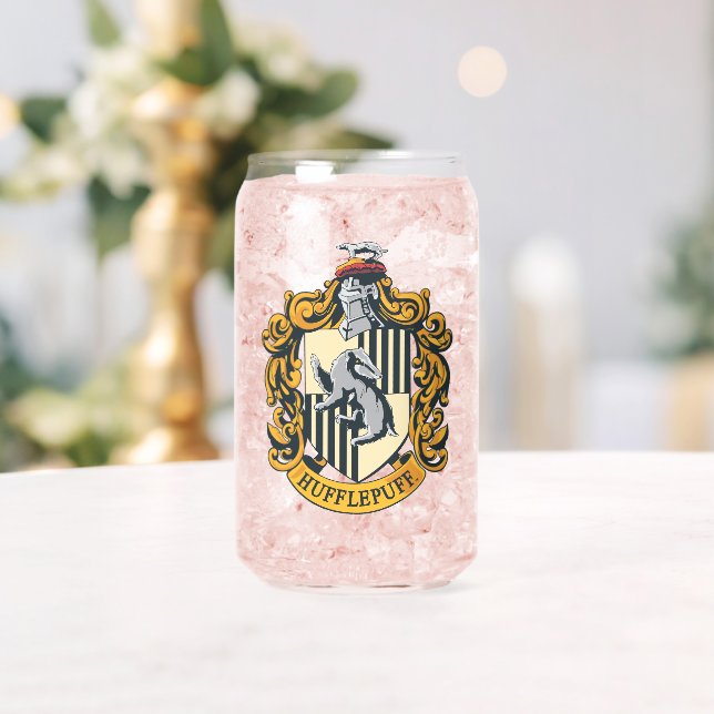 Vaso Con Forma De Lata Escudo Hufflepuff (Insitu (Boda))
