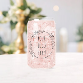 Vaso Con Forma De Lata Escuela de logotipos comerciales para Personalizar