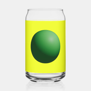 Vaso Con Forma De Lata Esferas Verdes