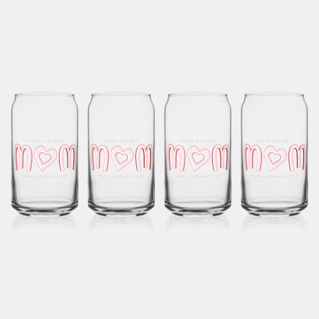 Vaso Con Forma De Lata Especial para su madre (Izquierda)