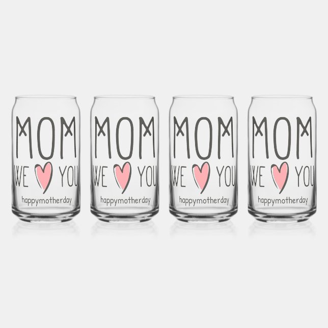 Vaso Con Forma De Lata Especial para su madre (Izquierda)