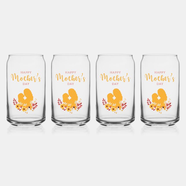 Vaso Con Forma De Lata Especial para su madre (Izquierda)