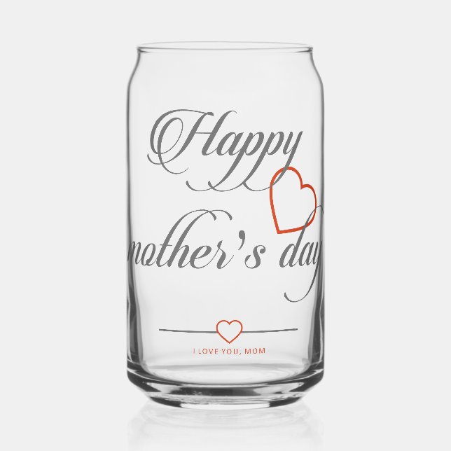 Vaso Con Forma De Lata Especial para su madre (Izquierda)