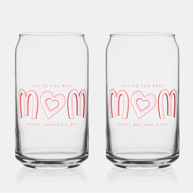 Vaso Con Forma De Lata Especial para su madre (Izquierda)