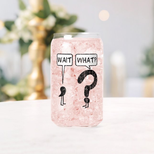 Vaso Con Forma De Lata Espera, ¿Qué? (Insitu (Boda))