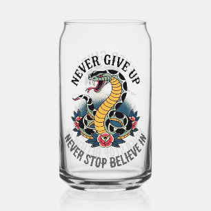 Vaso Con Forma De Lata Espíritu intrépido: Audaz arte de la serpiente y l