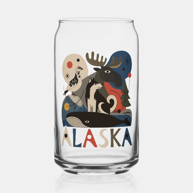 Vaso Con Forma De Lata Espíritu Salvaje de Alaska (Reverso )