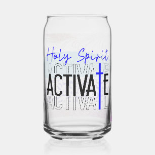 Vaso Con Forma De Lata Espíritu Santo activa los golpes de pintura