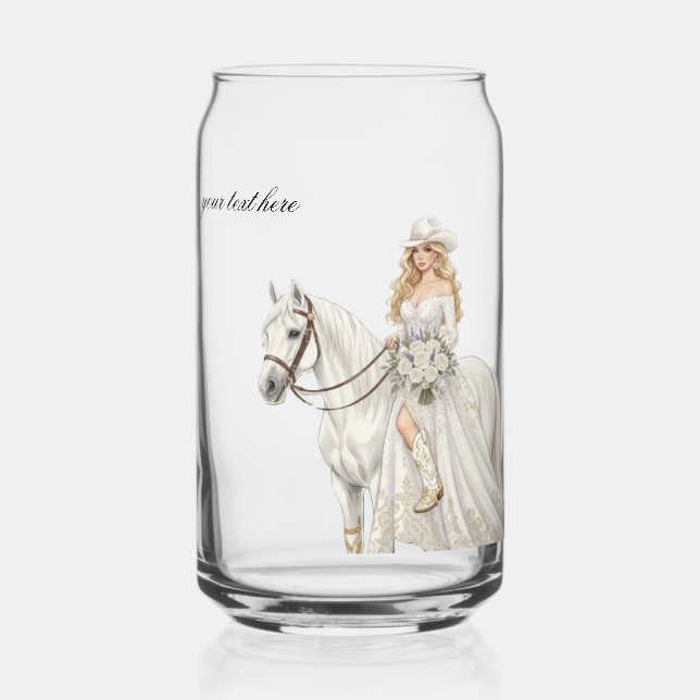 Vaso Con Forma De Lata esposa vaquera (Anverso)