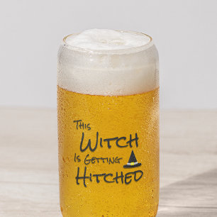 Vaso Con Forma De Lata Esta bruja se va a casar