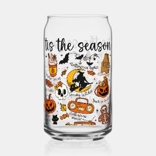 Vaso Con Forma De Lata Esta es la temporada de los Doodles de Halloween