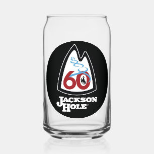 Vaso Con Forma De Lata Estación de esquí Vintage Jackson Hole wyoming git