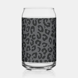 Vaso Con Forma De Lata Estampado de leopardo