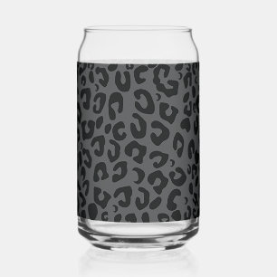 Vaso Con Forma De Lata Estampado de leopardo