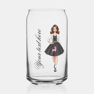 Vaso Con Forma De Lata estilo dall de los 50 editable