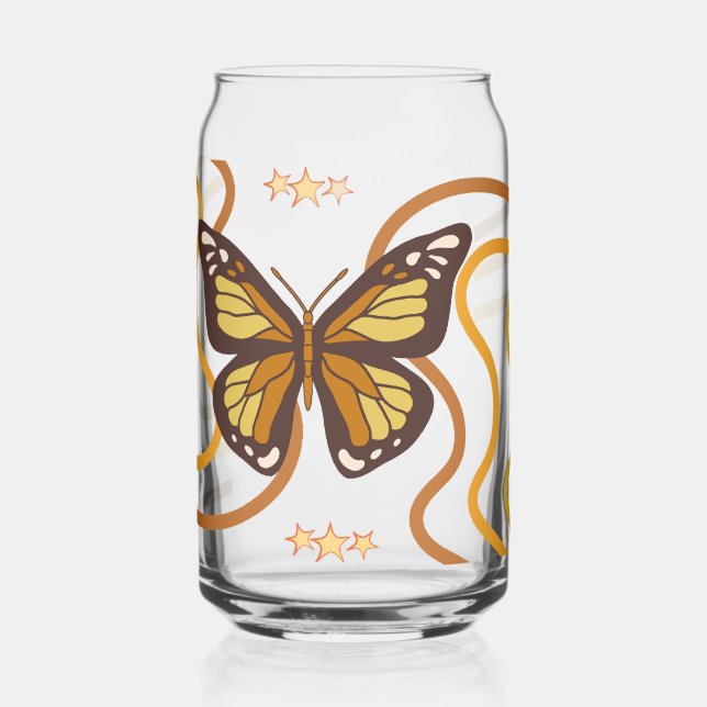 Vaso Con Forma De Lata estilo vibraciones 70s (Izquierda)