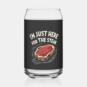 Vaso Con Forma De Lata Estoy aquí para los amantes de la carne de carne d