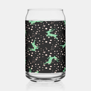 Vaso Con Forma De Lata Estrella de ciervo de Navidad Patrón de invierno