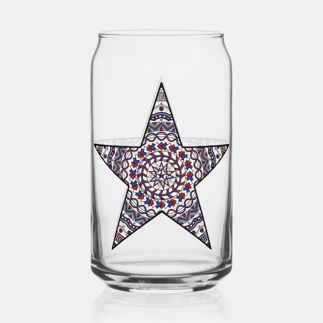 Vaso Con Forma De Lata Estrella de la Independencia (Anverso)