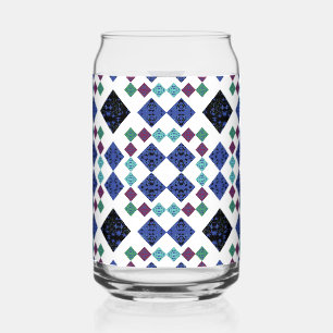 Vaso Con Forma De Lata Estrellas Diamantes
