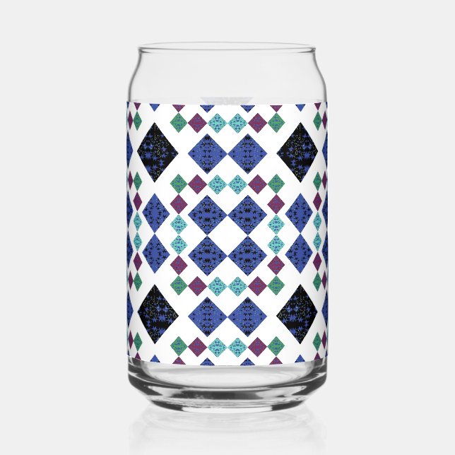 Vaso Con Forma De Lata Estrellas Diamantes (Anverso)