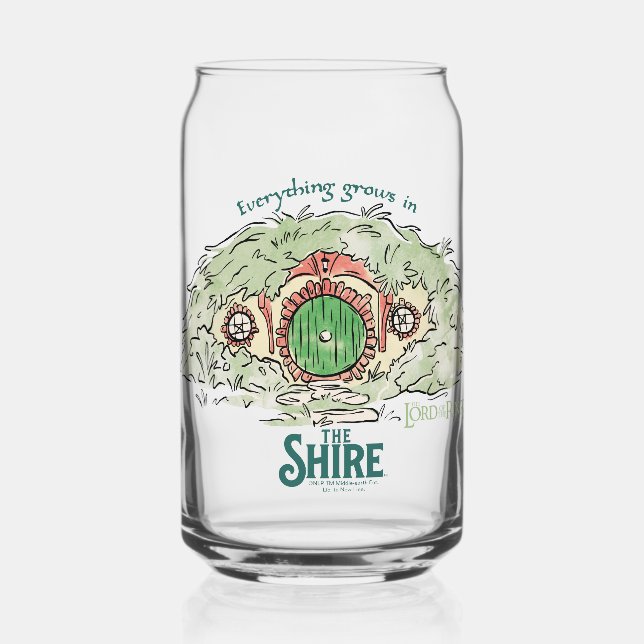 Vaso Con Forma De Lata Everything Grows in THE SHIRE™ (Anverso)
