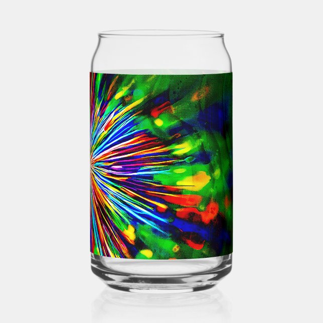 Vaso Con Forma De Lata Explosión en el arco iris (Anverso)