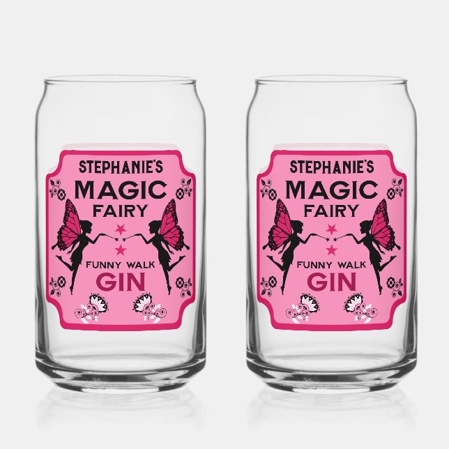 Vaso Con Forma De Lata Fairy Princess Magic Gin (Anverso)