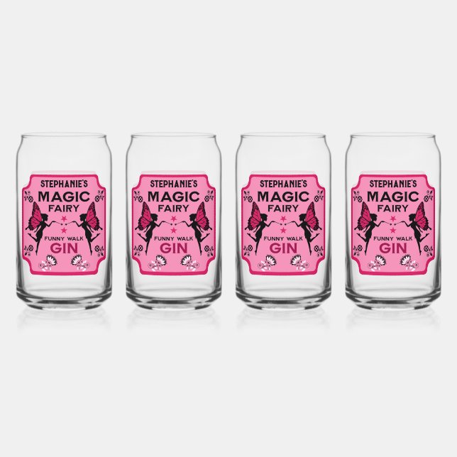 Vaso Con Forma De Lata Fairy Princess Magic Gin (Anverso)