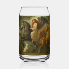 Vaso Con Forma De Lata Fairytale Horses and Angel Drinkware Set