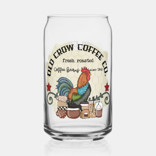 Vaso Con Forma De Lata Famosa granja de la antigua compañía de café de cu